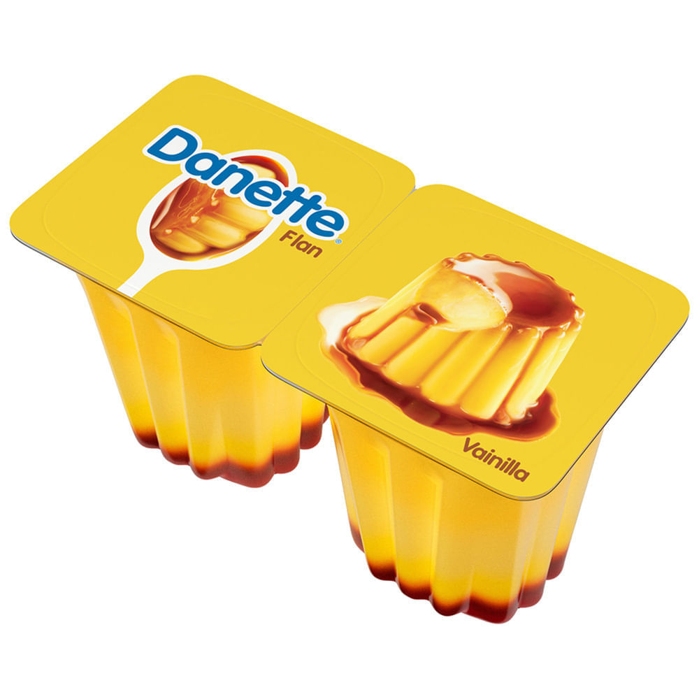 Danette Flan Vainilla 200 gr. (2X100 gr.)
