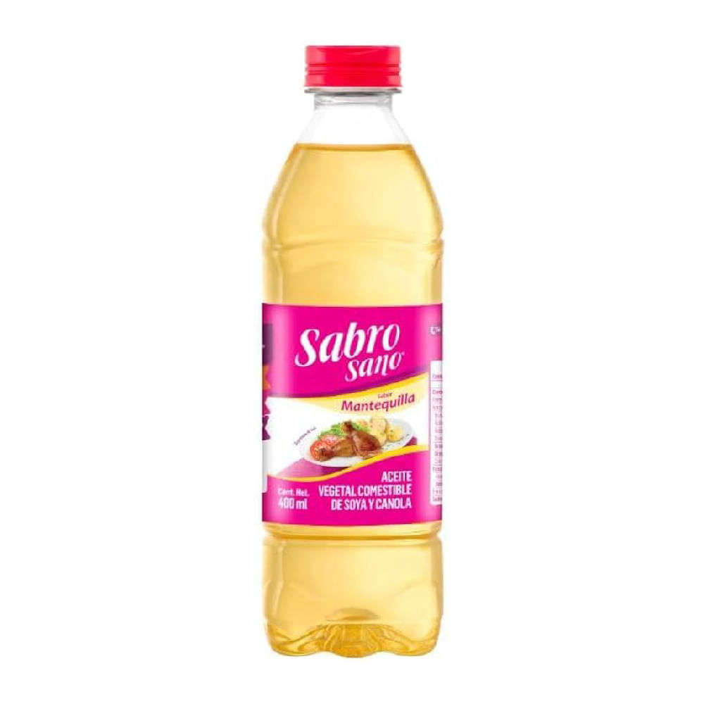 Aceite Vegetal Sabor Mantequilla 400 ml.
